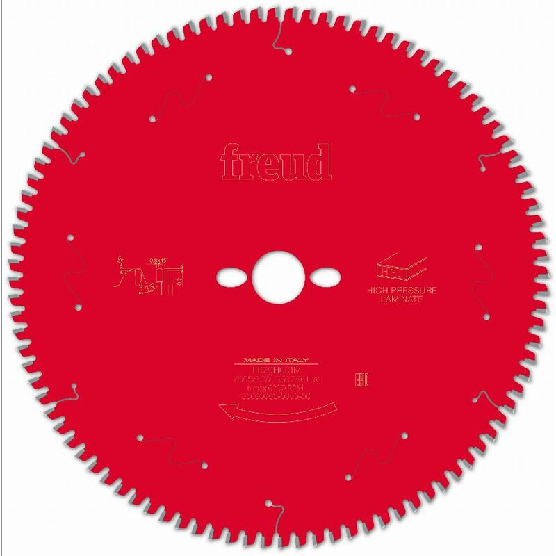 Lame pour scie circulaire portative FREUD - Ø305 3,2/2,2 AL30 Z96 TP -3° - F03FS09876 -FR29H001M