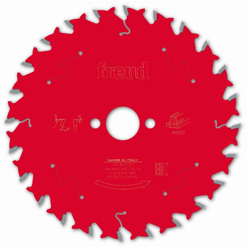 Freud - Lame pour scie circulaire portative filaire/sans fil Ø140 1,8/1,3 A20 Z24 ba 15° - F03FS09667 -FR04W001H