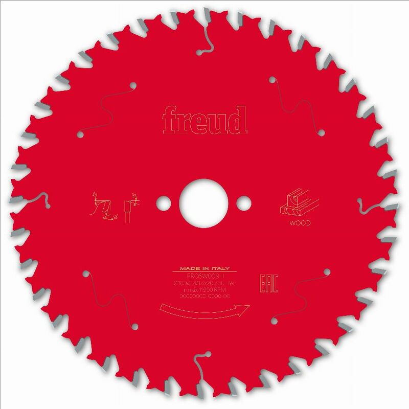 Lame pour scie circulaire portative Freud 160 2,4/1,6 AL20 Z36 ba 10° - F03FS09682 -FR06W010H