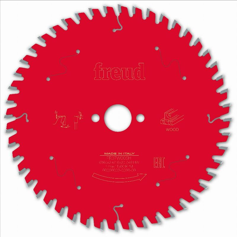 Freud - Lame pour scie circulaire portative Ø165 2,4/1,6 AL20 Z48 ba 5° - F03FS09690 -FR07W005H