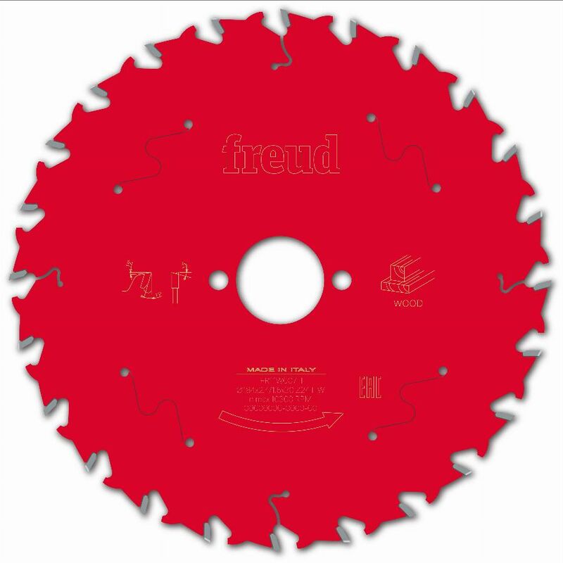 Freud - Lame pour scie circulaire portative Ø184 2,4/1,6 AL30 Z24 ba 15° - F03FS09709 -FR11W007H