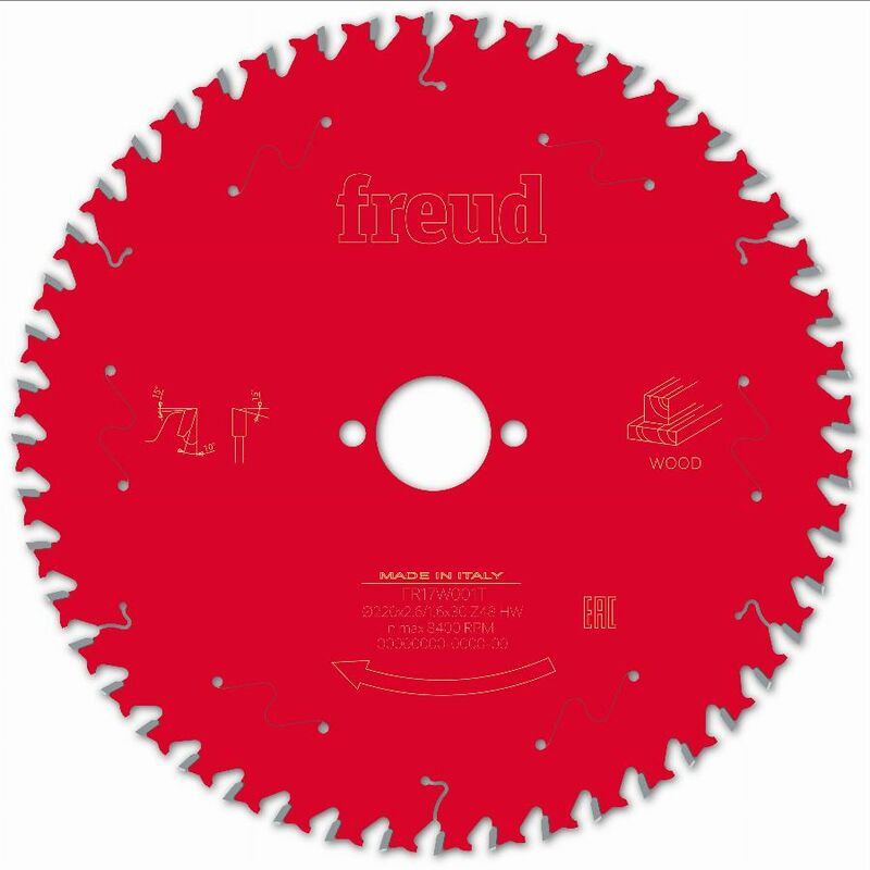 Freud - Lame pour scie circulaire portative Ø220 2,6/1,6 AL30 Z48 ba 10° - F03FS09771 -FR17W001T