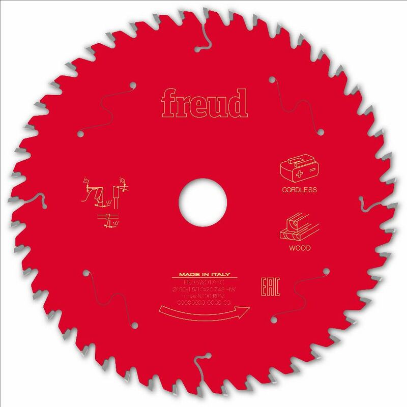 Freud - Lame pour scie circulaire portative sans fil Ø160 1,45/1 AL20 Z48 ba 10° - F03FS10050 -FR05W017HC