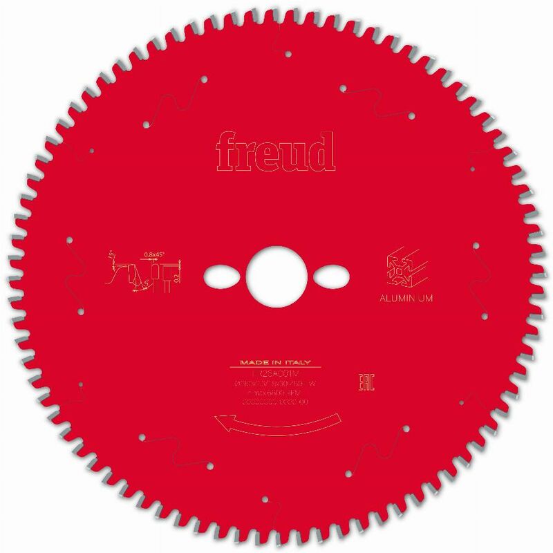 Lame pour scie circulaire portative - &Oslash;260 2,3/1,8 AL30 Z80 TP -5&deg; - F03FS09827 -FR26A001M