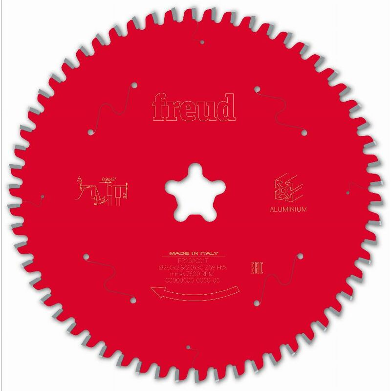 Lame pour scie circulaire portative Freud 190 2,6/1,8 Fastfix Z58 tp -5° - F03FS09833 -FR13A001T