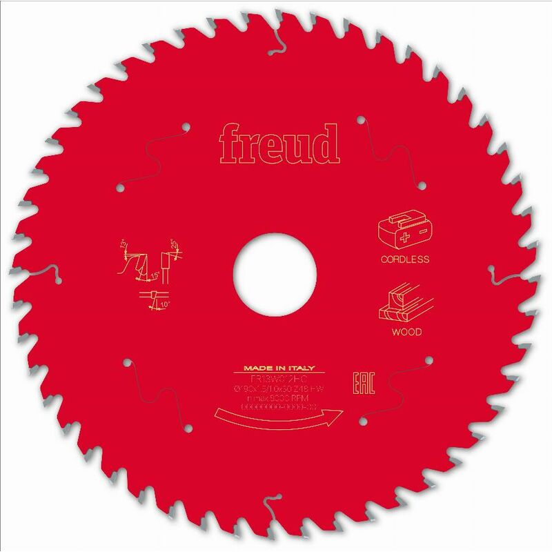 Lame de scie circulaire pour bois 48 dents D190mm - freud - F03FS10059