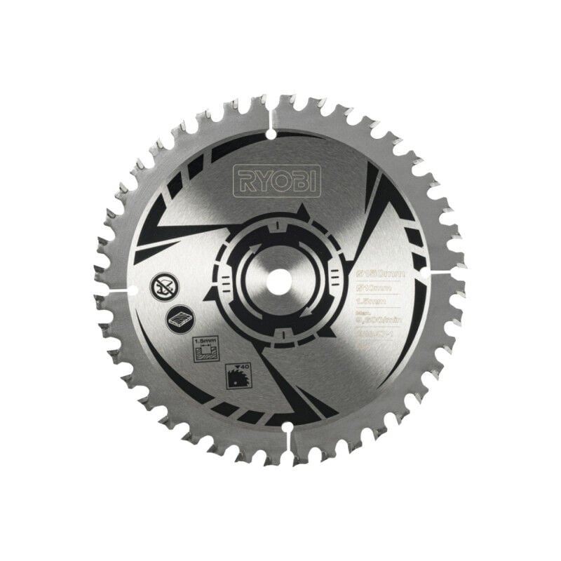 Ryobi - Lame pour scie circulaire - CSB150T40 - One+ - 150 mm - 40 dents