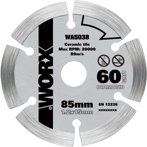 Lame pour scie circulaire Worx 'WA5038' 85 mm