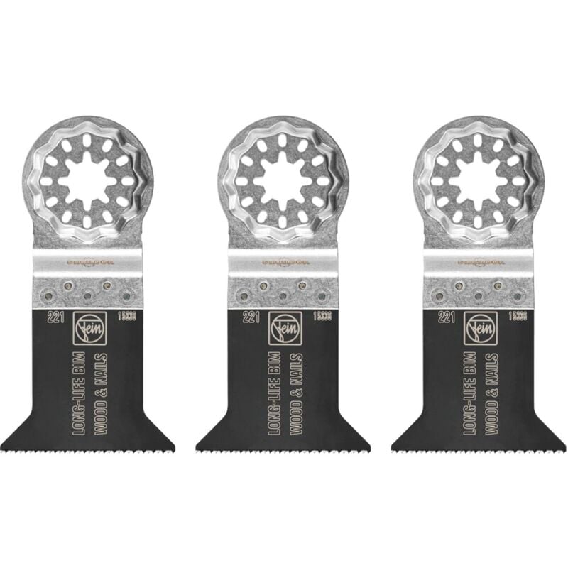 Fein - 3x E-Cut Long-Life lame de scie Starlock 50 mm - 63502221220