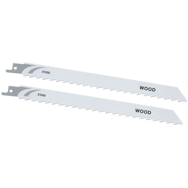 Stanley - Pack 2 Lames De Scie Sabre 22.8cm Épaisseur Et Coupe Droite Sta21232-Xj