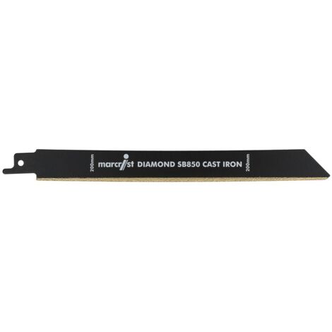 Lame pour scie sabre diamant fonte Q850 200 mm très rapide et durable
