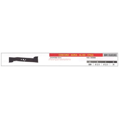 Lame pour tondeuse 32cm CONCORD 010193