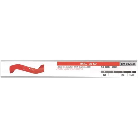 Lame pour tondeuse à gazon basic 32 BRILL 012934
