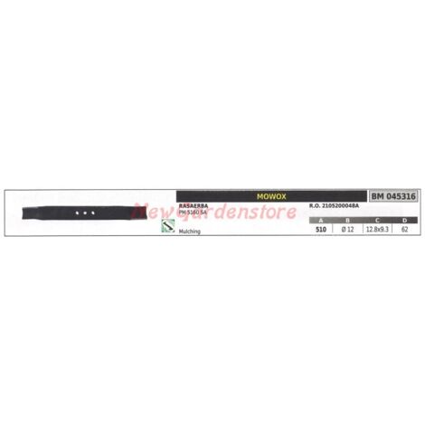 Lame pour tondeuse à gazon MOWOX PM 5160 SA 045316