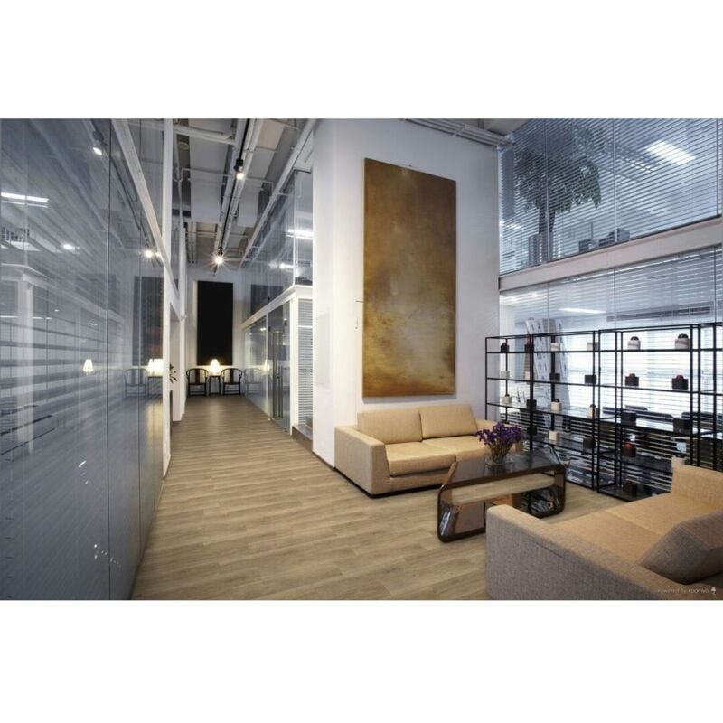 Lame pvc à clipser bois Nolwenn i Tuscany 17,78x121,28 - Dimensions:17,78x121,28 - Tuscany -2.15 m2