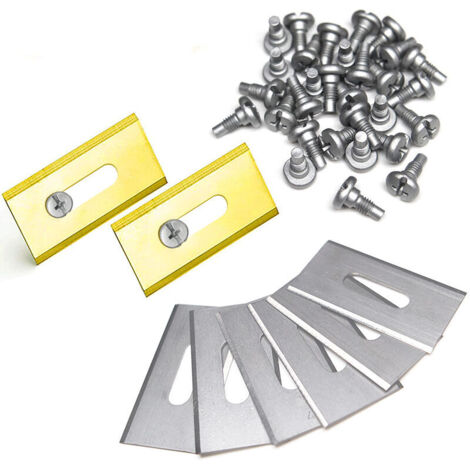 Lame Robot Tondeuse , 30 Lames de Rechange Universelles Couteau de Rechange Adapté à Toutes les Tondeuses à Gazon Robotiques Husqvarna Automower, Gardena, Yardforce D