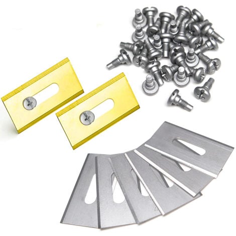 DECKON Lame Robot Tondeuse , 30 Lames de Rechange Universelles Couteau de Rechange Adapté à Toutes les Tondeuses à Gazon Robotiques Husqvarna Automower, Gardena, Yardforce