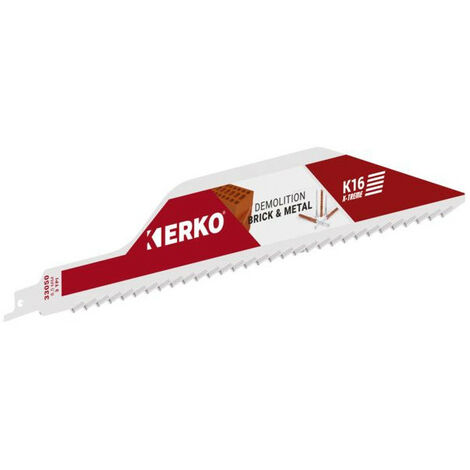 Lame Sabre Erko 450x50mm 3t-ti Lame Brick-metal