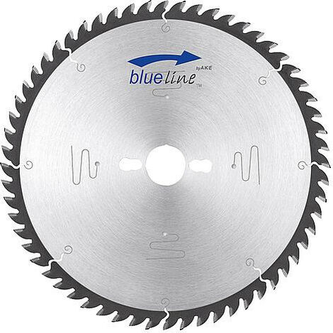 Lame scie circulaire AKE blueline D : 250x3,2x30mm 48 dents pour materiaux en bois et thermoplast