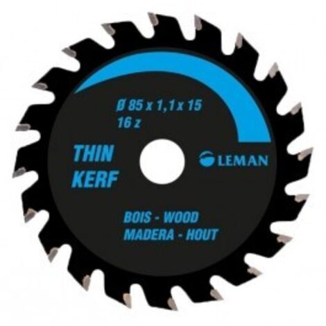 Lame Scie Circulaire Portative Leman 136mm Coupe Fine, Carbure, Pour Scies Portatives - Leman