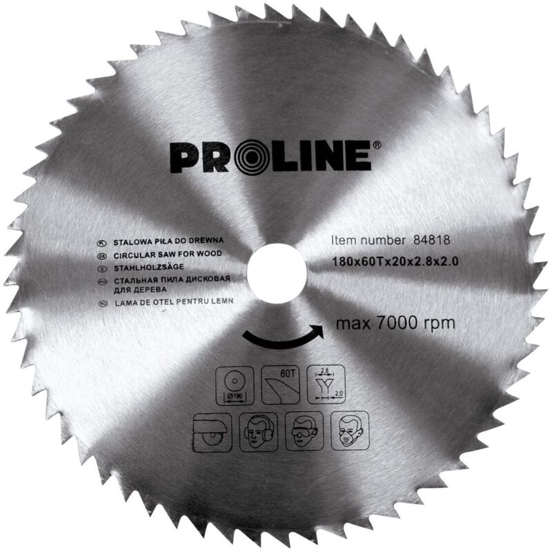 Jardibricodeco - Lame Scie Circulaire Pour Bois Sans Carbone 25060t30 Proline