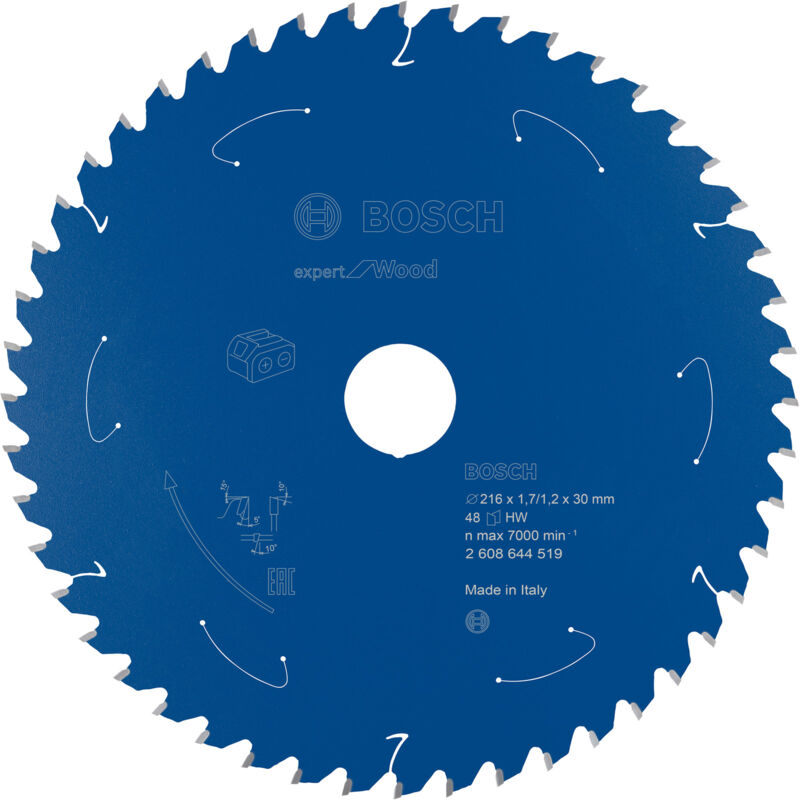 Bosch - Accessories 2608644519 Lame de scie circulaire 216 x 30 mm Nombre de dents: 48 1 pc(s)