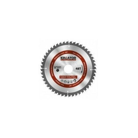 Lame scie circul.alu 254mm 60dtkrt020505