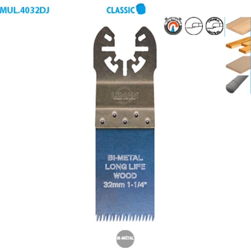 Lama da sega a immersione dentatura giapponese in bi-metallo Classic