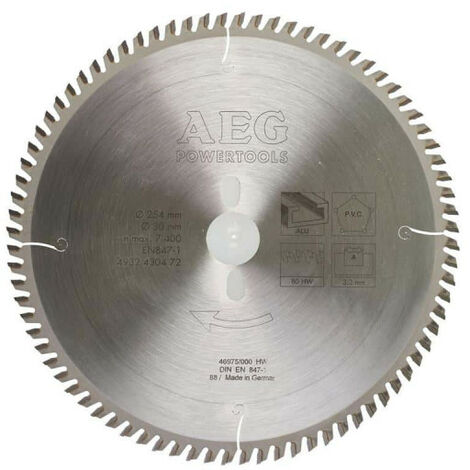 Lame scie radiale 80 dents AEG 3.2x254mm 4932430472