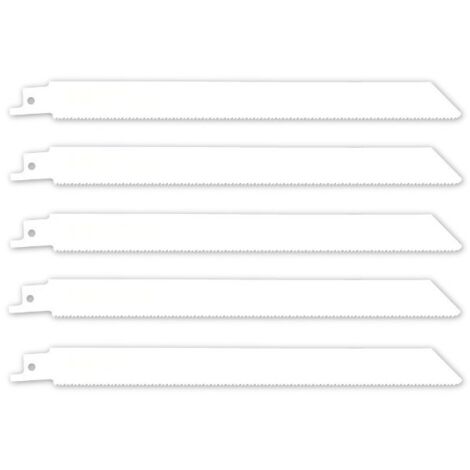 Lame scie sabre 1122HF Bois et métal léger 225 mm - Set 5 pièces