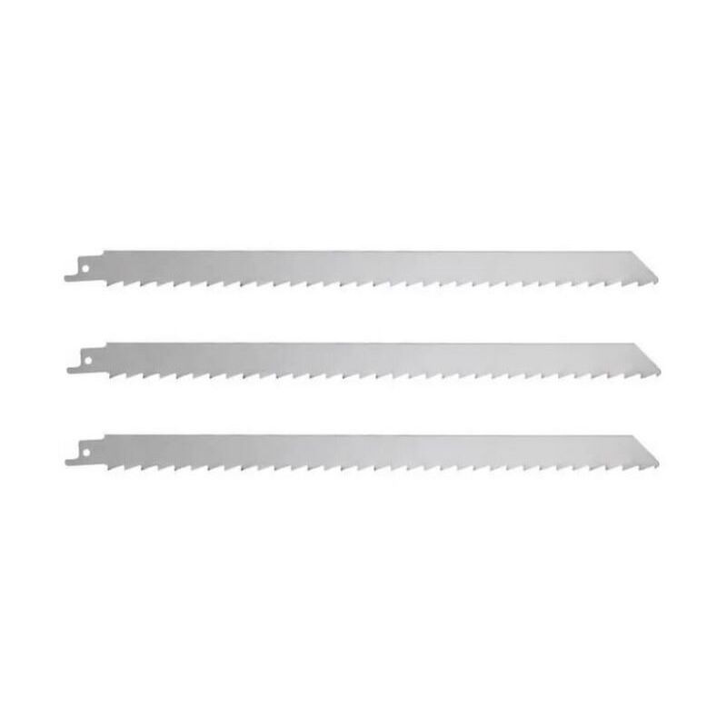 Lame scie sabre 225x19x1,25 4D HCS VIRUTEX Blister 3 pi&egrave;ces - 6531051