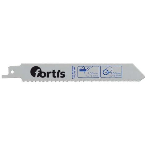 Lame scie sabre BIM 150/130/1,4 FORTIS