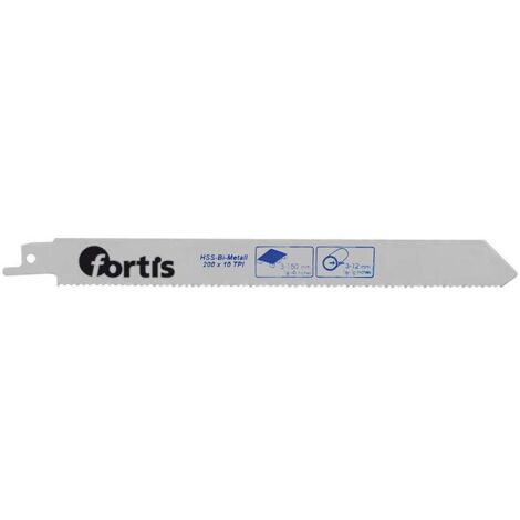 Lame scie sabre BIM 200/18/2,5 FORTIS