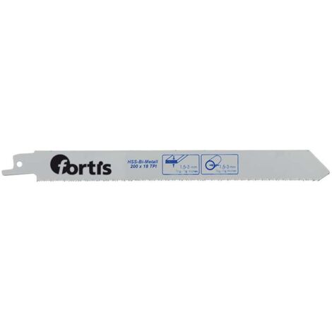 Lame scie sabre BIM 200/180/1,4 FORTIS