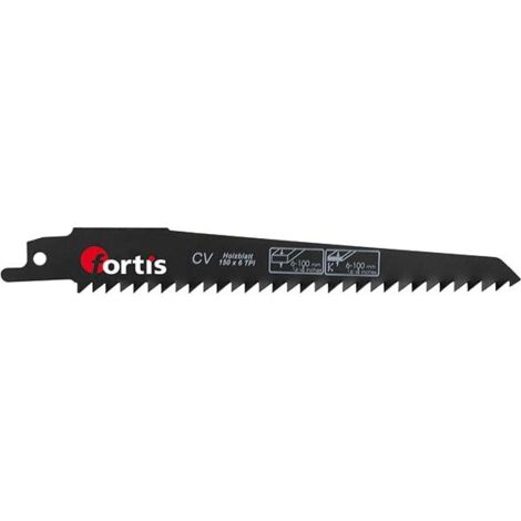 Lame scie sabre CV 150/130/4,2 FORTIS