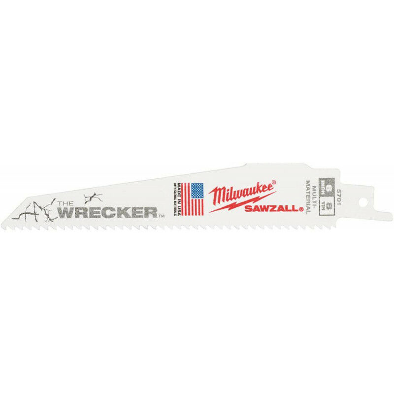 Milwaukee - Lame de scie sabre wrecker 150x3.2mm ve à 5 Unité