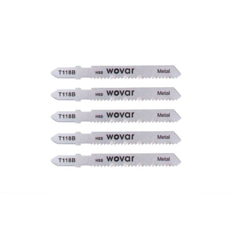 Lame scie sauteuse 118B métal - Set 10 pièces
