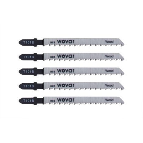 Lame scie sauteuse bois coupe fine 101B - Set 5 pièces