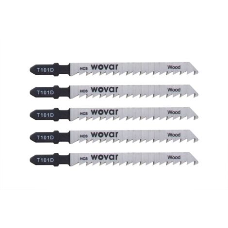 Lame scie sauteuse bois coupe grossière 101D - Set 5 pièces