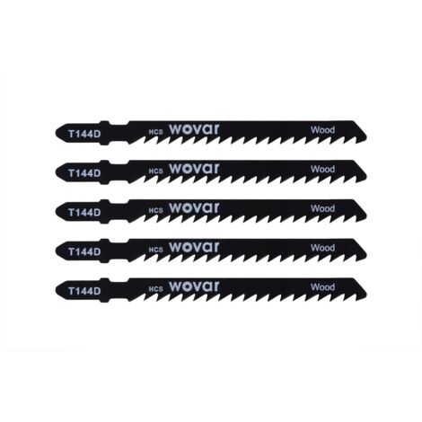 Lame scie sauteuse bois coupe grossière 144D - Set 10 pièces