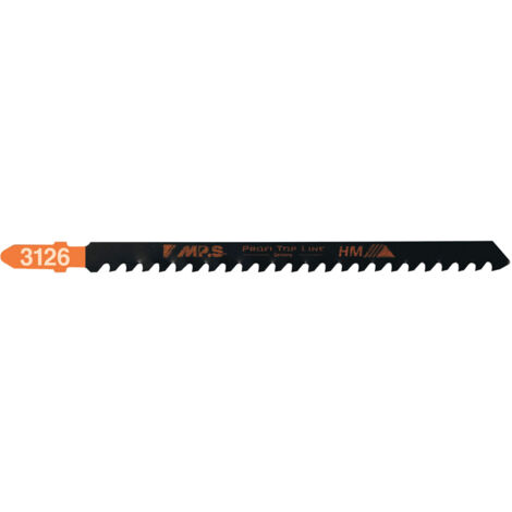 Lame scie Sauteuse HM Plaquette Carbure 100/132Mm - 4,3mm