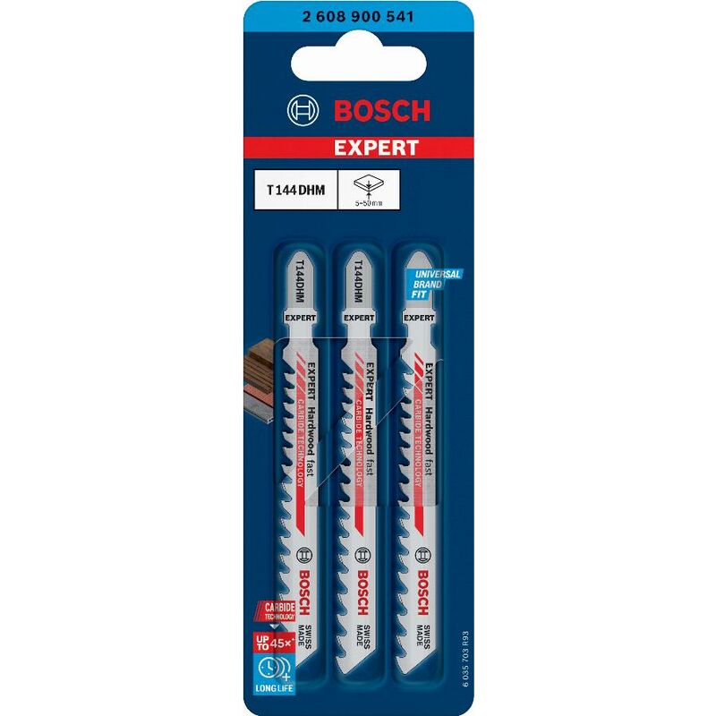 Bosch - Lame de scie sauteuse Expert t 144 dhm Pack a 3 Unités