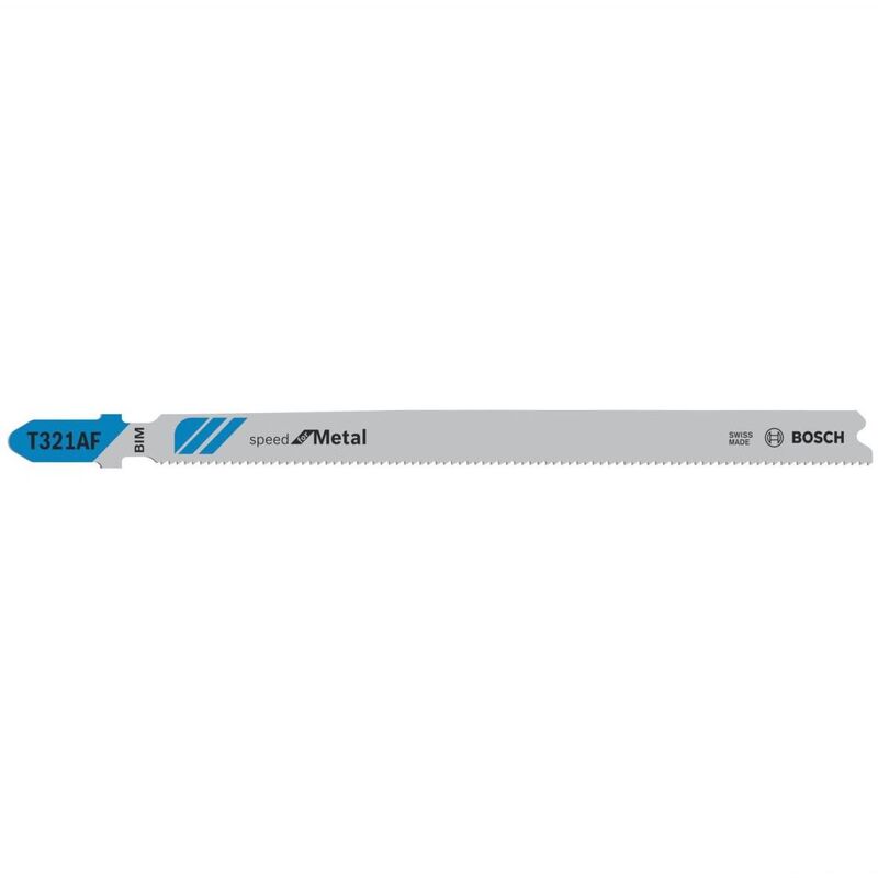 Bosch T 321 Af Speed Metal Jig Saw Blade 5 Units Clair