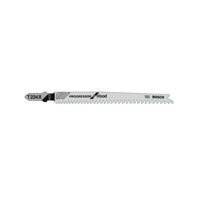 Lames scie sauteuse progressor for wood T234X sachet de 5 Bosch