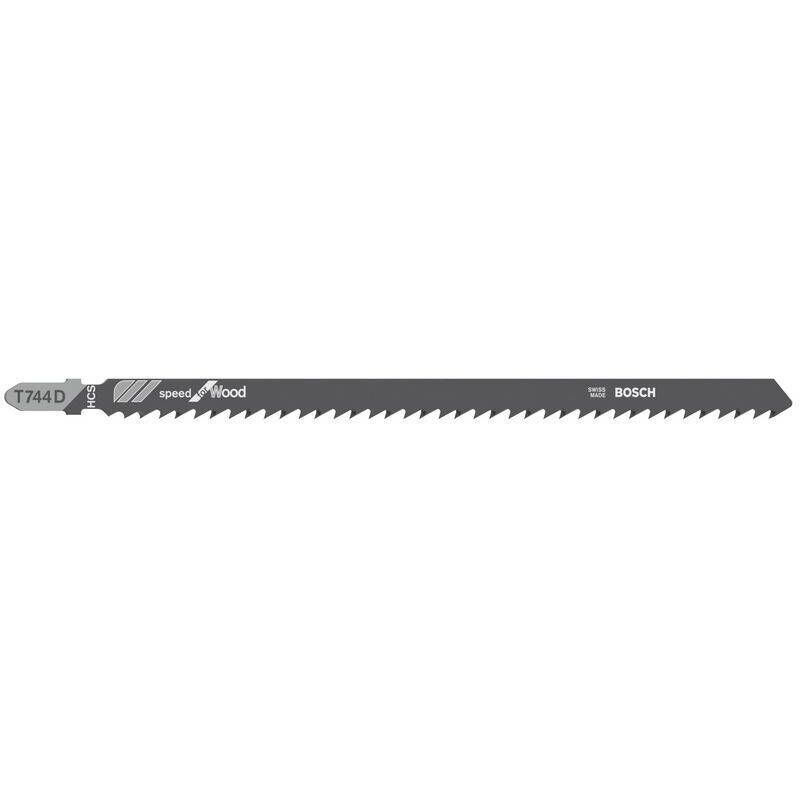 Lot de 3 Lames de scie sauteuse Speed For Wood T744D 180 mm BOSCH 2608663314