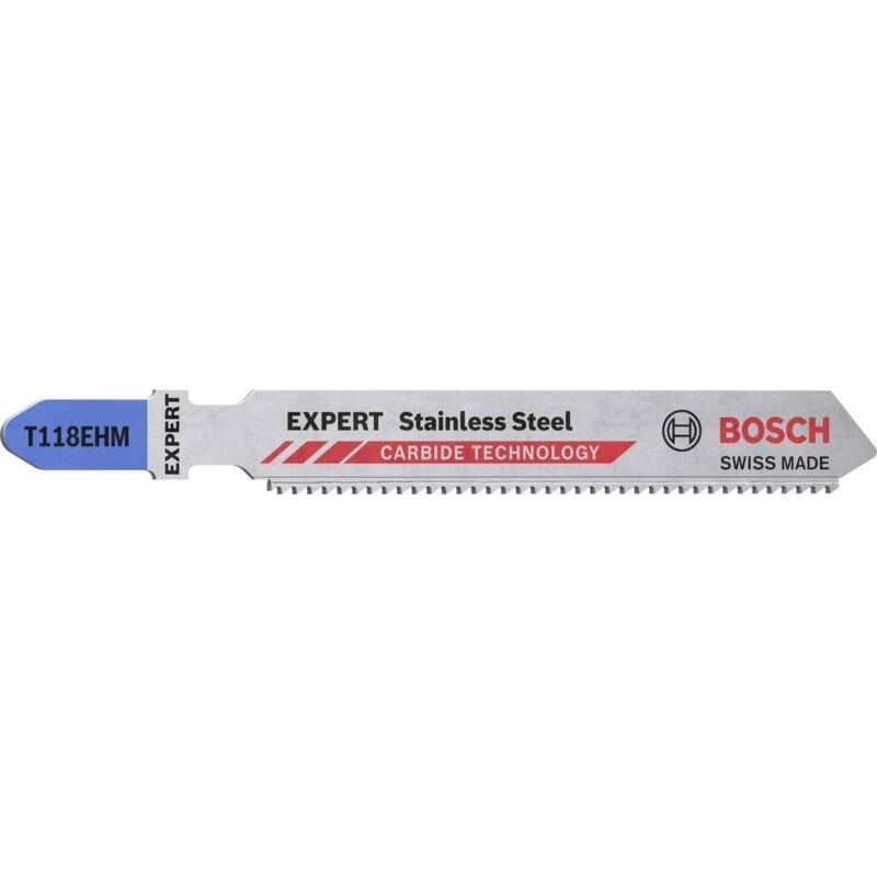Accessories 2608900562 lame de scie sauteuse expert « Stainless Steel » t 118 ehm, 3 pièces 3 pc(s) - Bosch