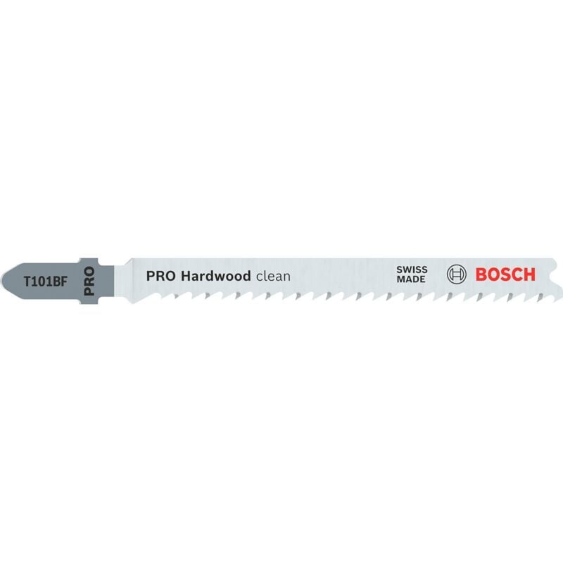Bosch - Lame de scie sauteuse pro Hardwood clean T101BF 100 mm 25 pces - 2608634988