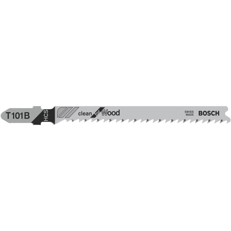 Bosch - 100x lames de scie sauteuse t 101 b Clean for Wood 2608637876