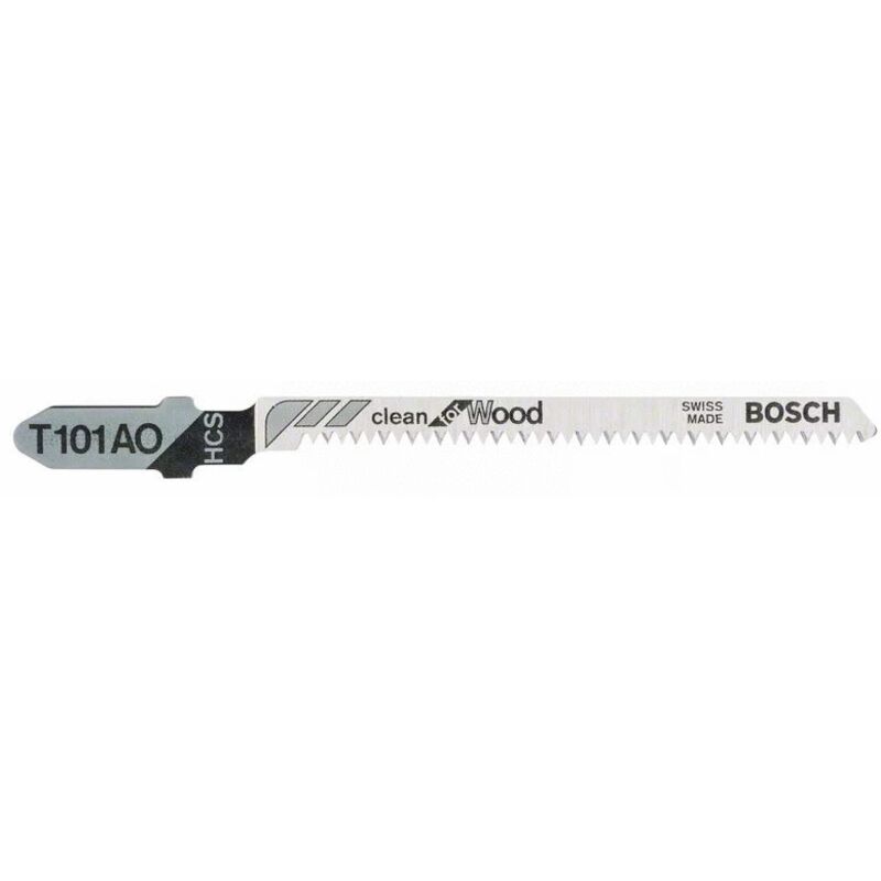 Lames de scie sauteuse Bosch T 101 AO pour bois tendre 3 pièces - vue 3