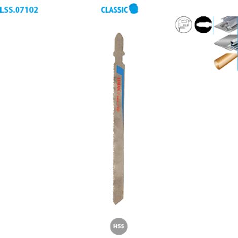 Lame scie sauteuse tuyaux/profilés métal Classic Boite de  5